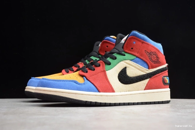 1 Mid Air CU2805-100 SE Fearless Great the Blue Jordan 0716